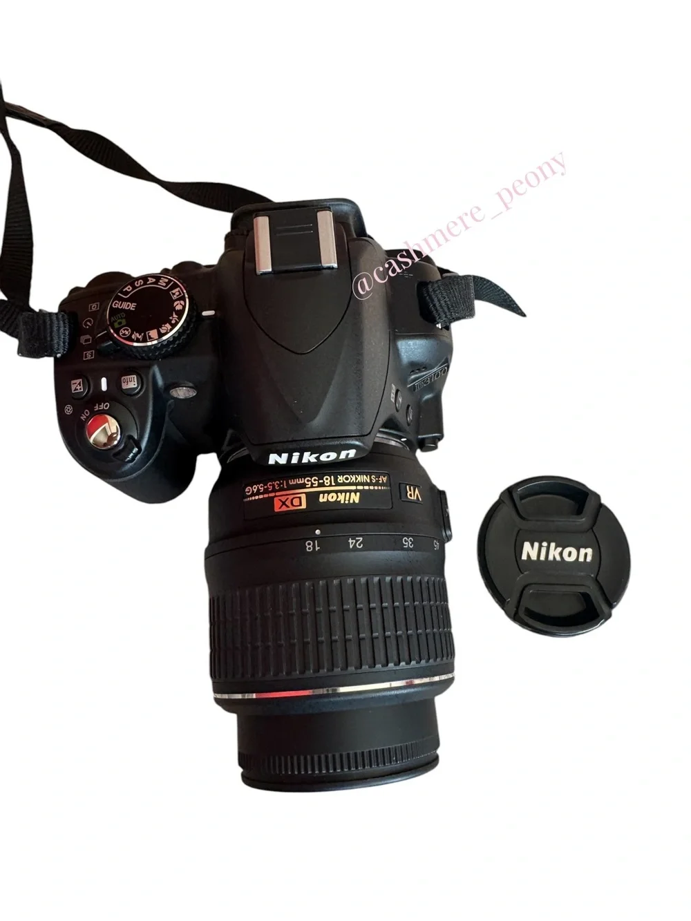 Nikon D3100 DSLR Camera Bundle AF Kit 18-55mm Lens Bag Manual Battery 32GBMemory